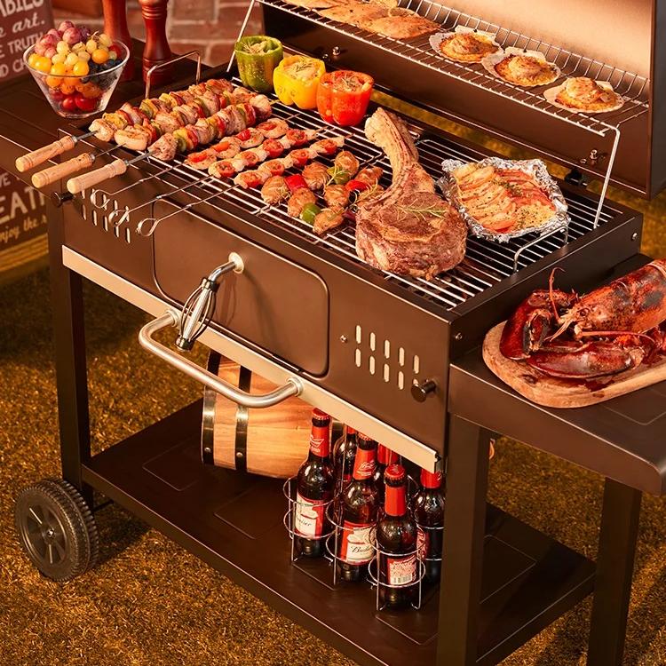 harcoal BBQ Grill with Adjustable Features