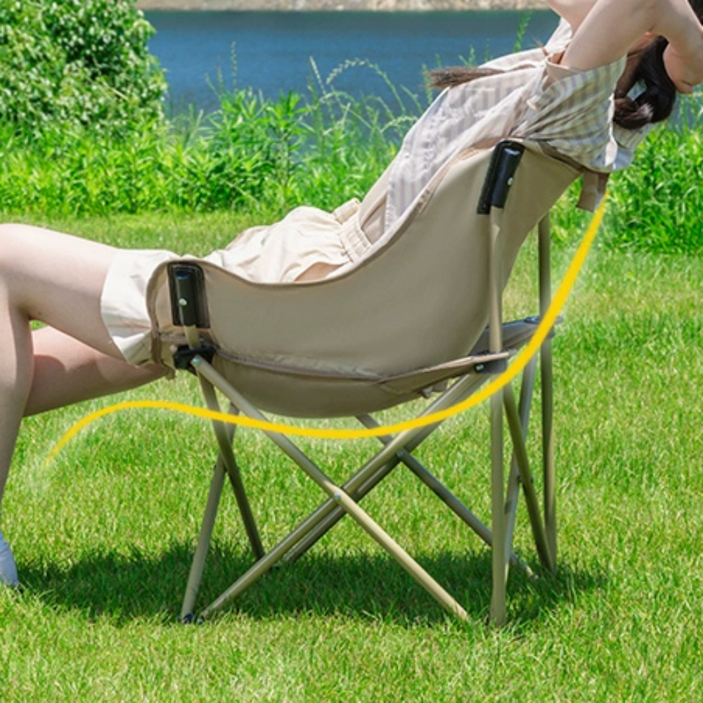 Ergonomic Folding Camping Chair