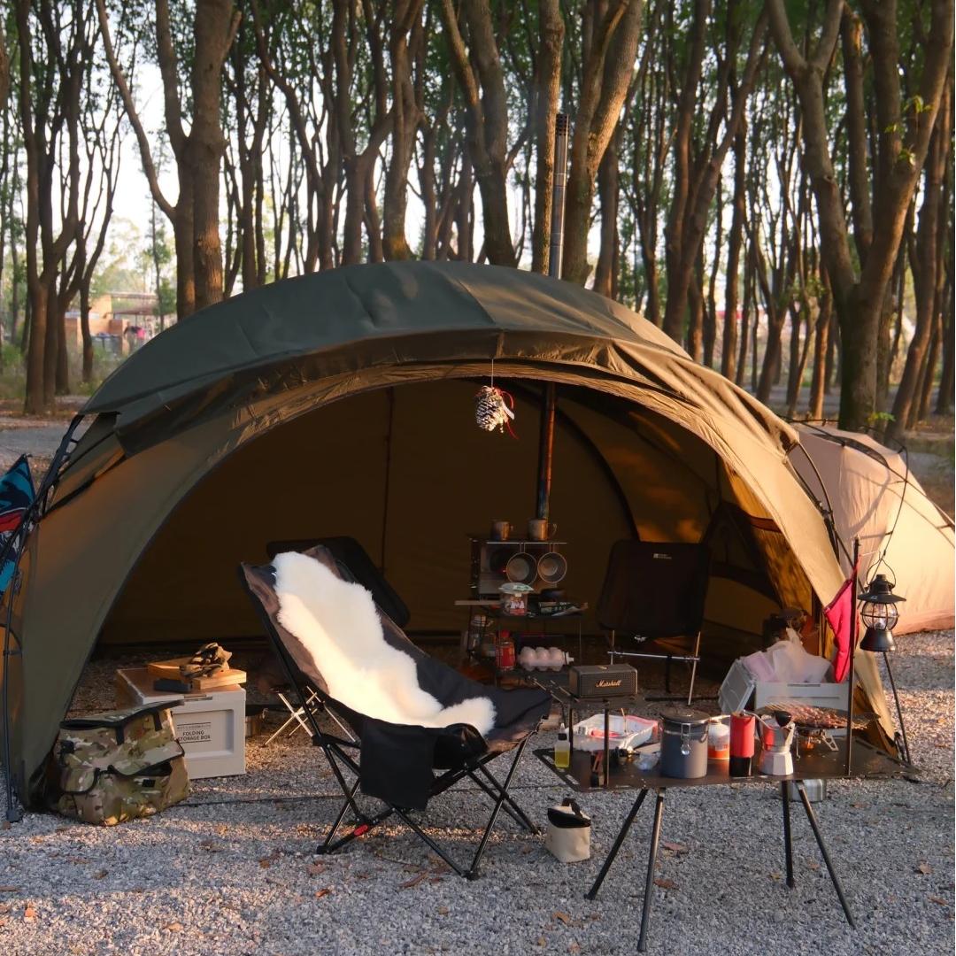 Luxury Camping Tent with Spacious Awning