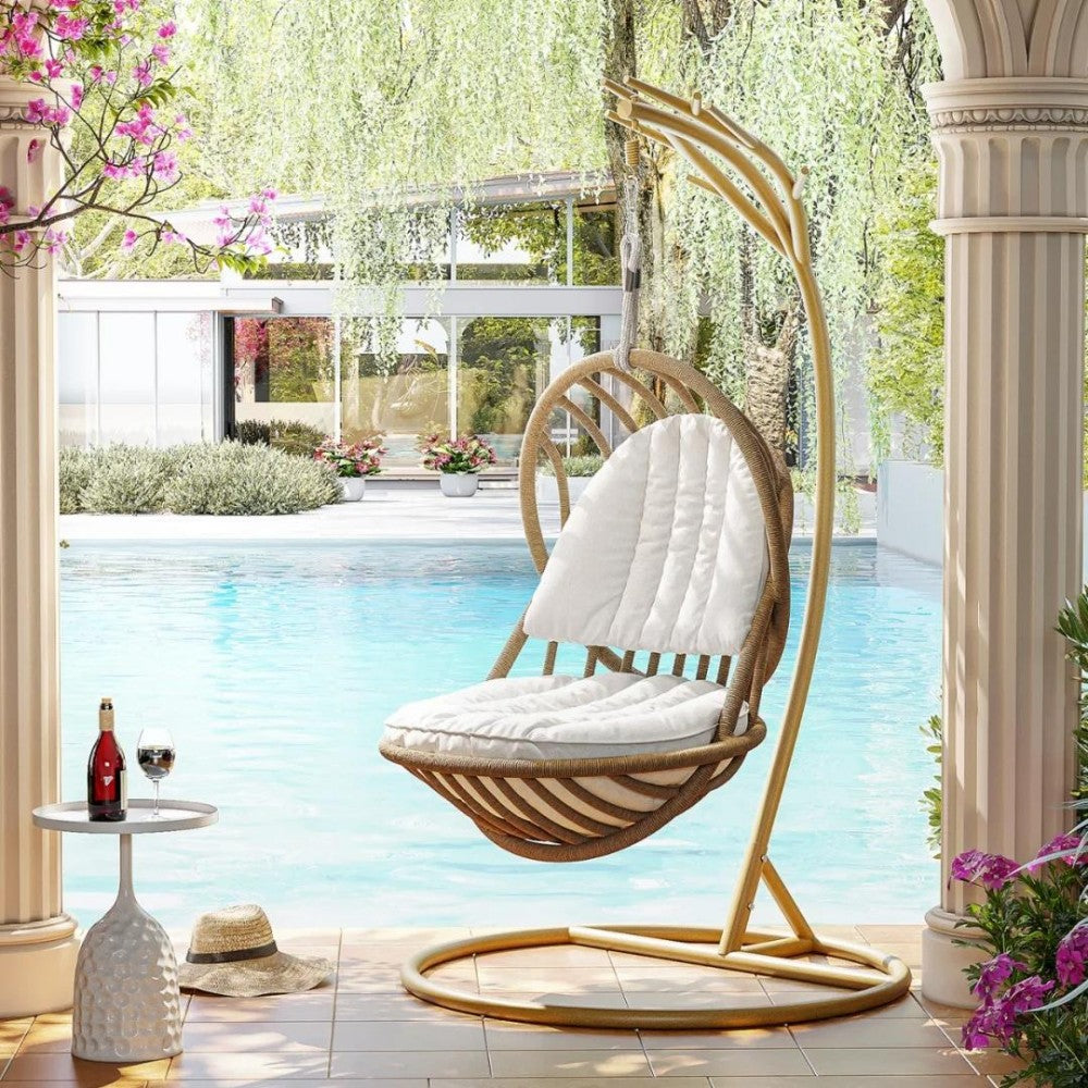 Luxury Outdoor Hanging Egg Chair