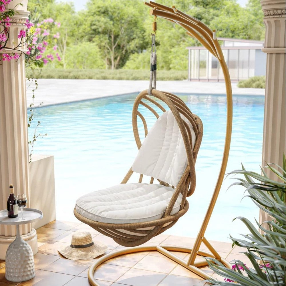 Luxury Hanging Egg Chair with Stand