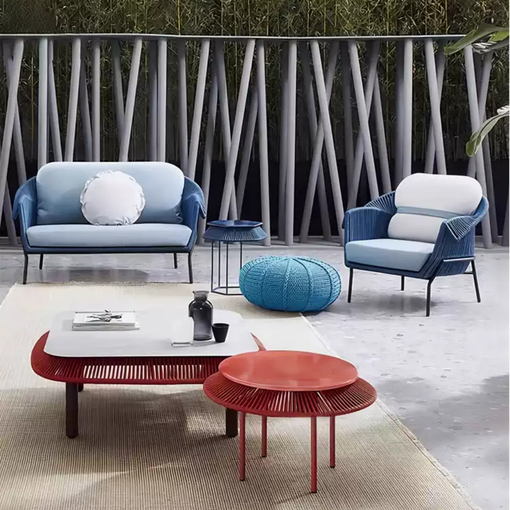 Modern 4-Piece Outdoor Lounge Set