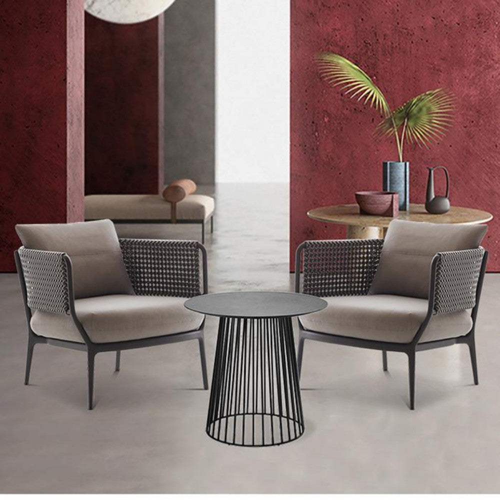 Contemporary Patio Conversation Set