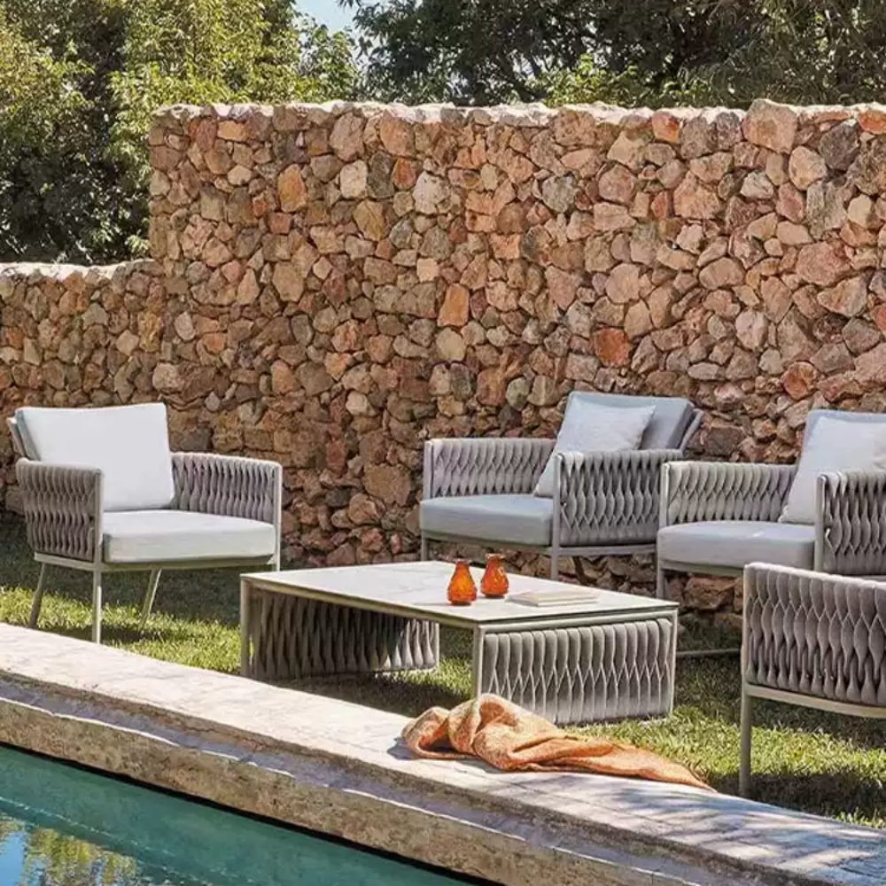 5-Piece Modern Outdoor Conversation Set
