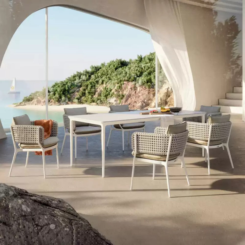 10-Piece Outdoor Dining Set with Woven Chairs