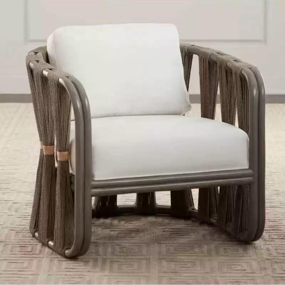 ope-Accented Lounge Chair with Cushions