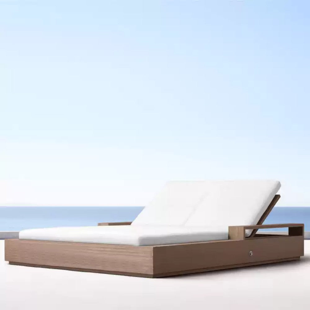 Luxury Outdoor Double Chaise Lounge