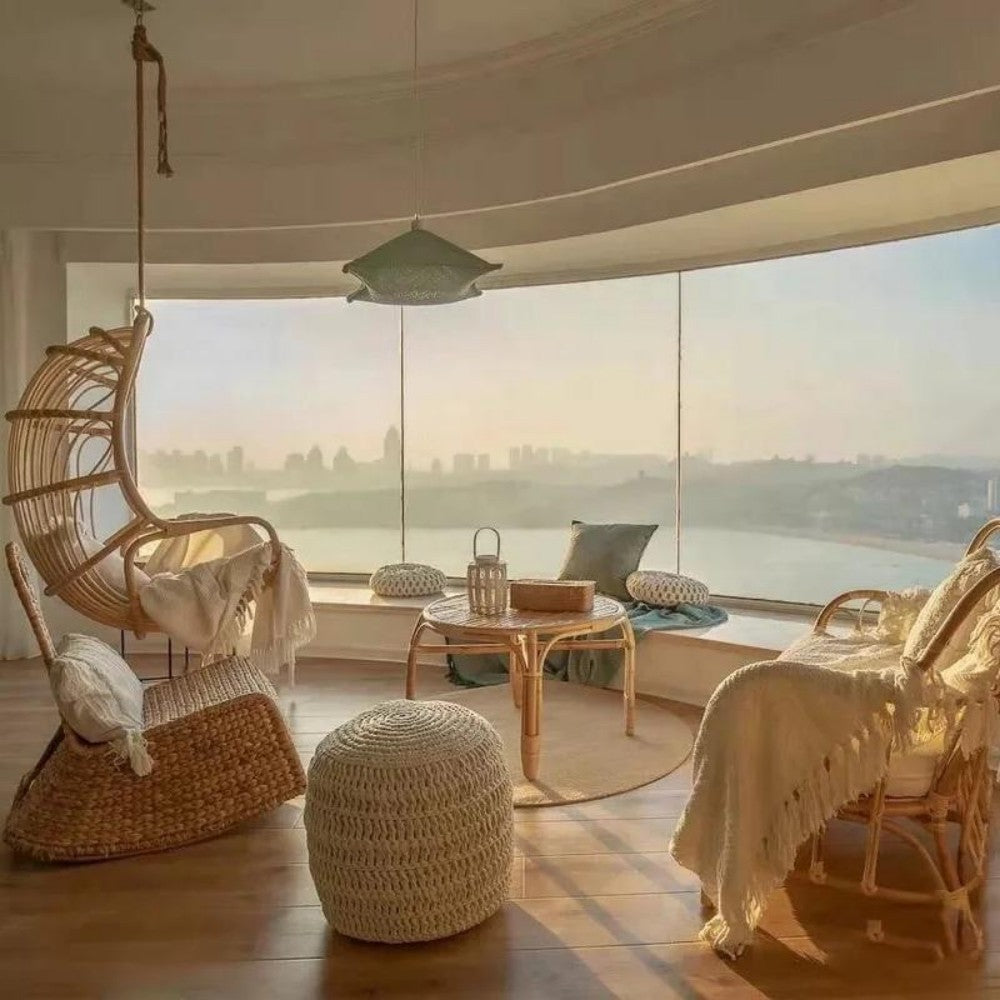 Boho Rattan Lounge Set