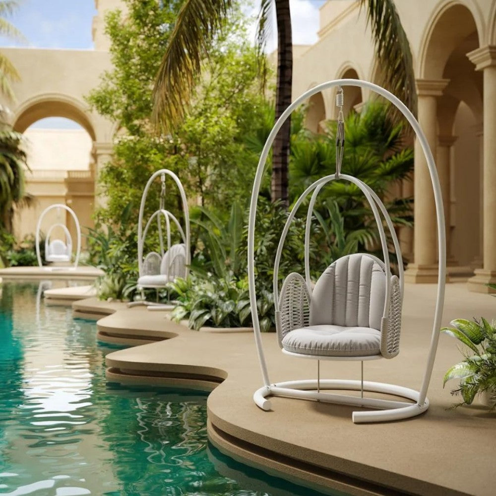 Luxury Outdoor Hanging Egg Chair