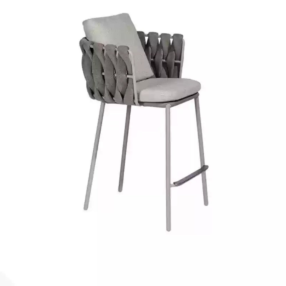 Modern Braided Bar Stool