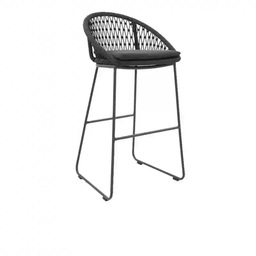 Modern Woven Bar Stool