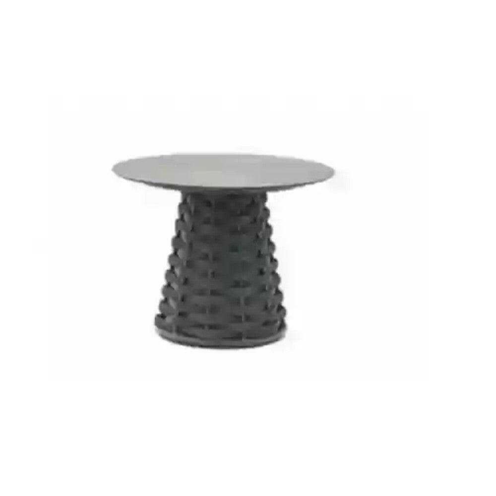 Modern Outdoor Woven Side Table