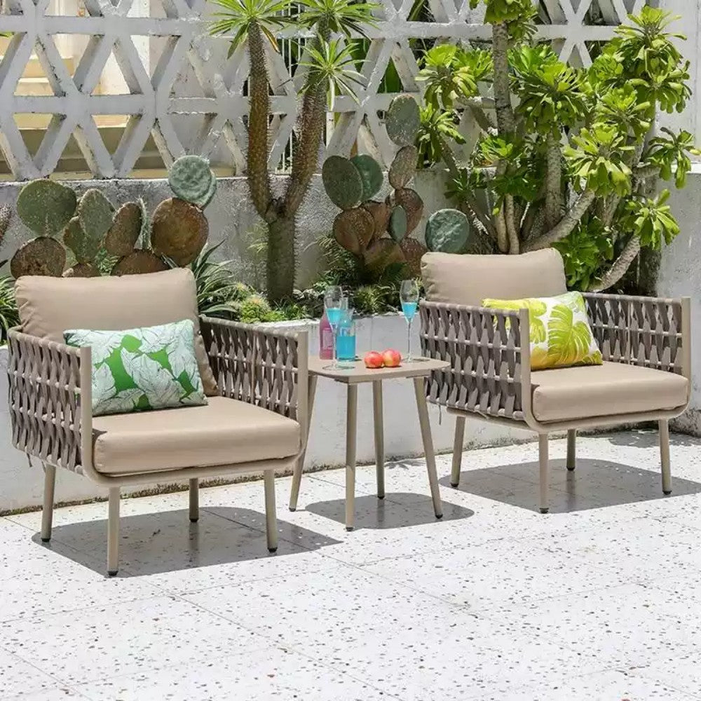 3-Piece Outdoor Patio Conversation Set