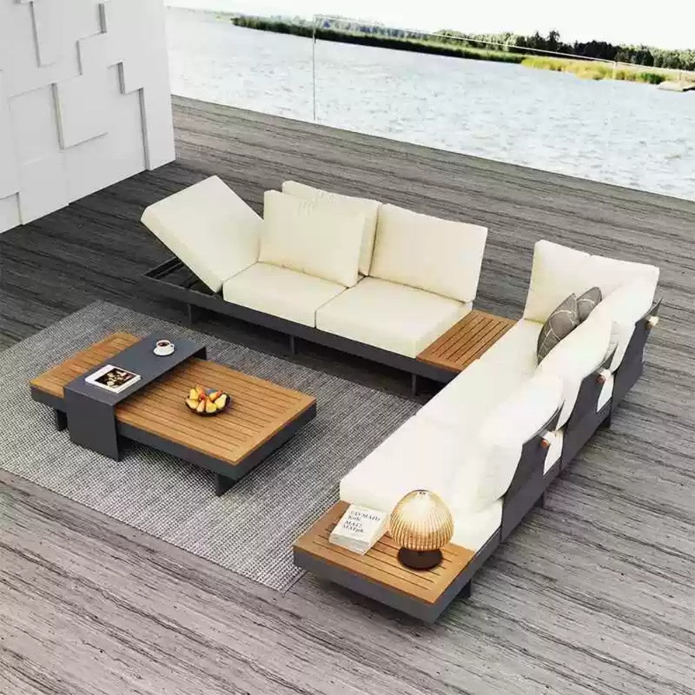 5-Piece Modern Outdoor Sectional Sofa Set