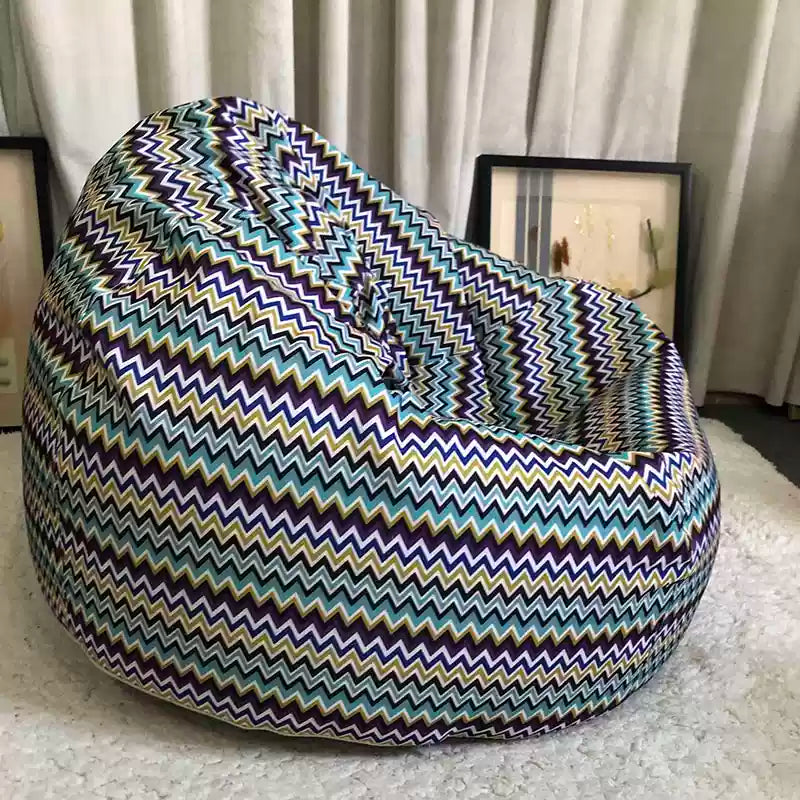 Chevron Pattern Bean Bag Chair