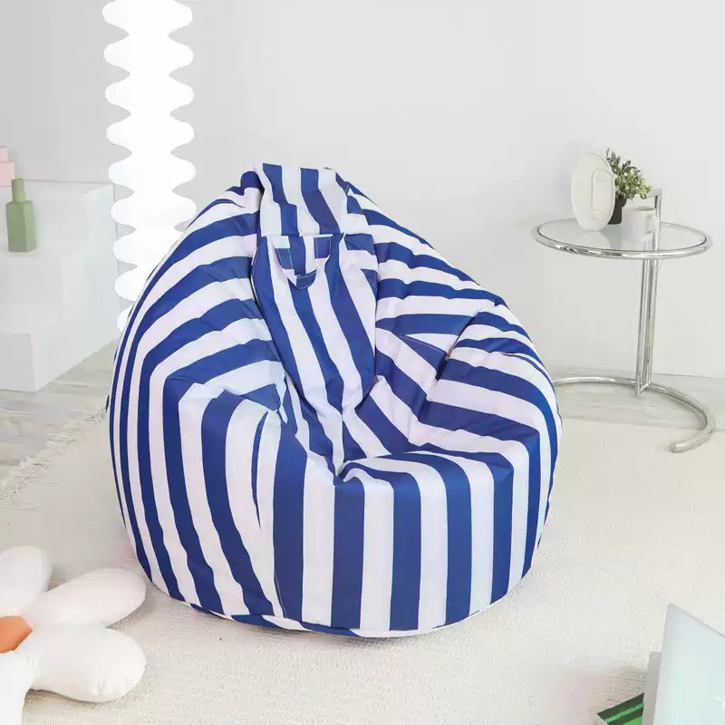 Nautical Striped Bean Bag Chair
