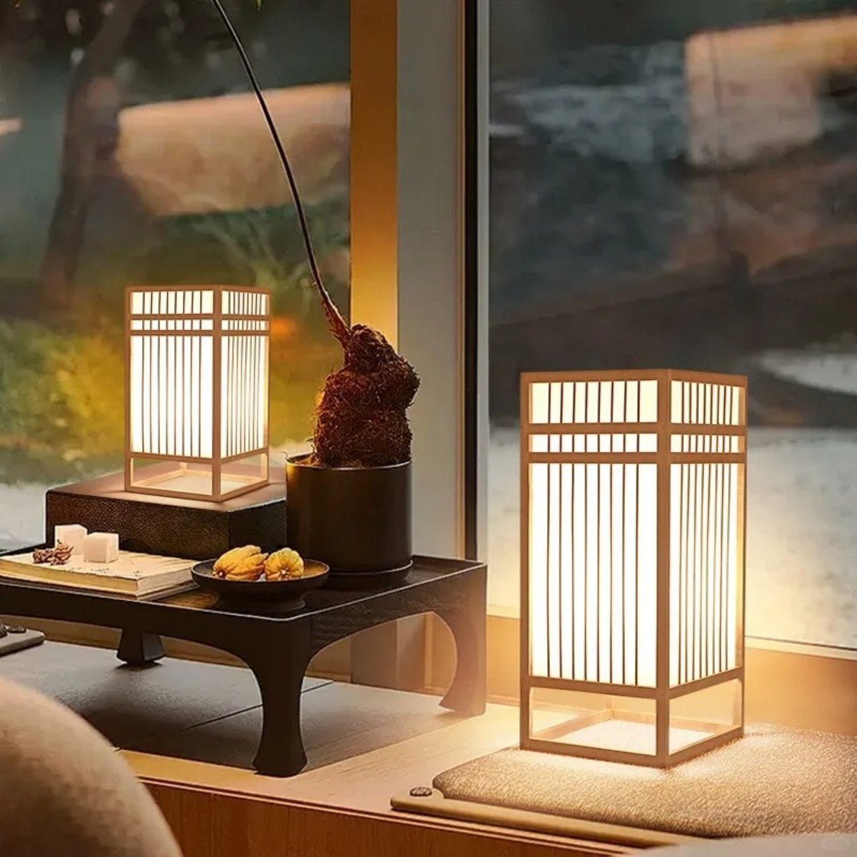 Japanese-Style Table Lamp
