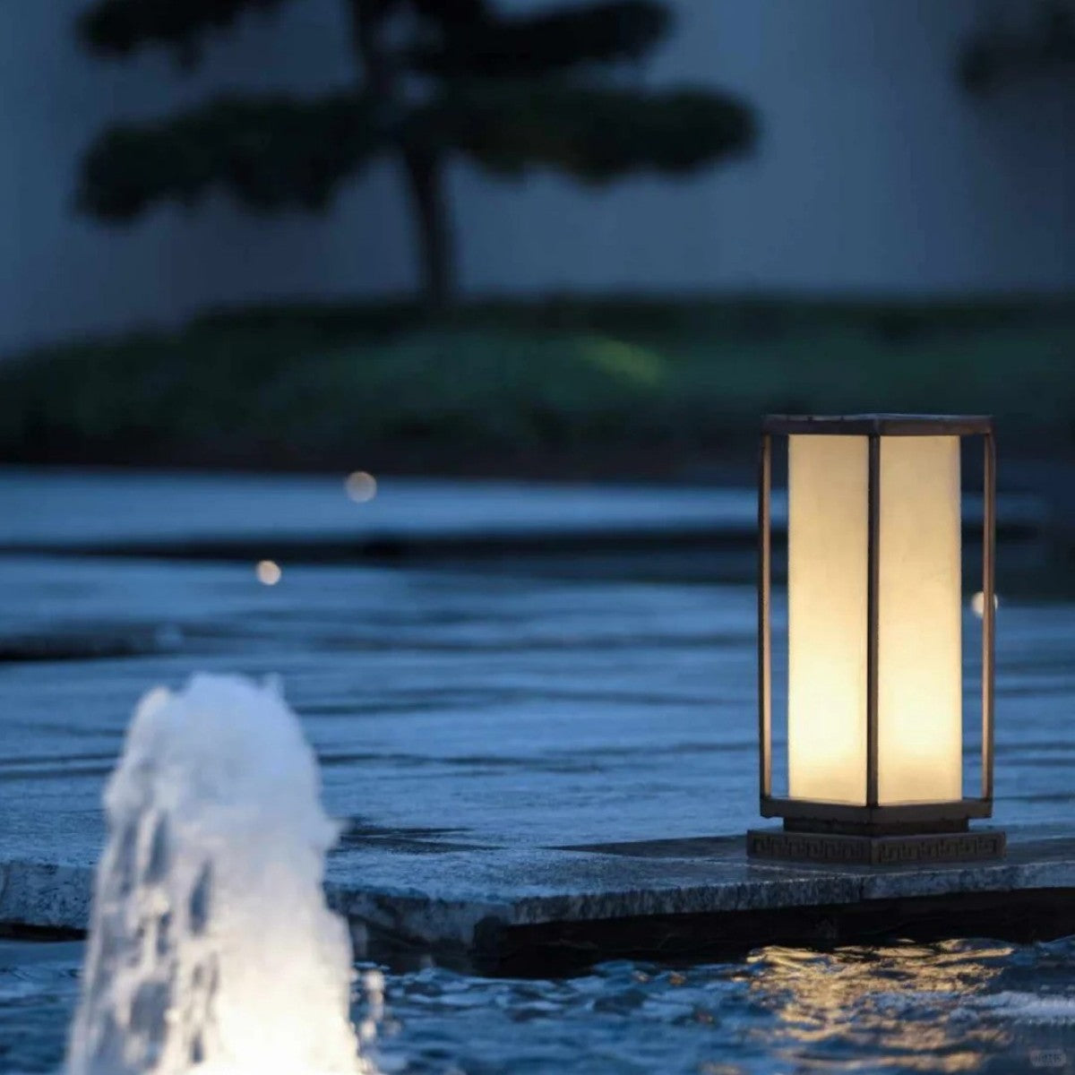 Modern Waterproof Outdoor LED Lantern