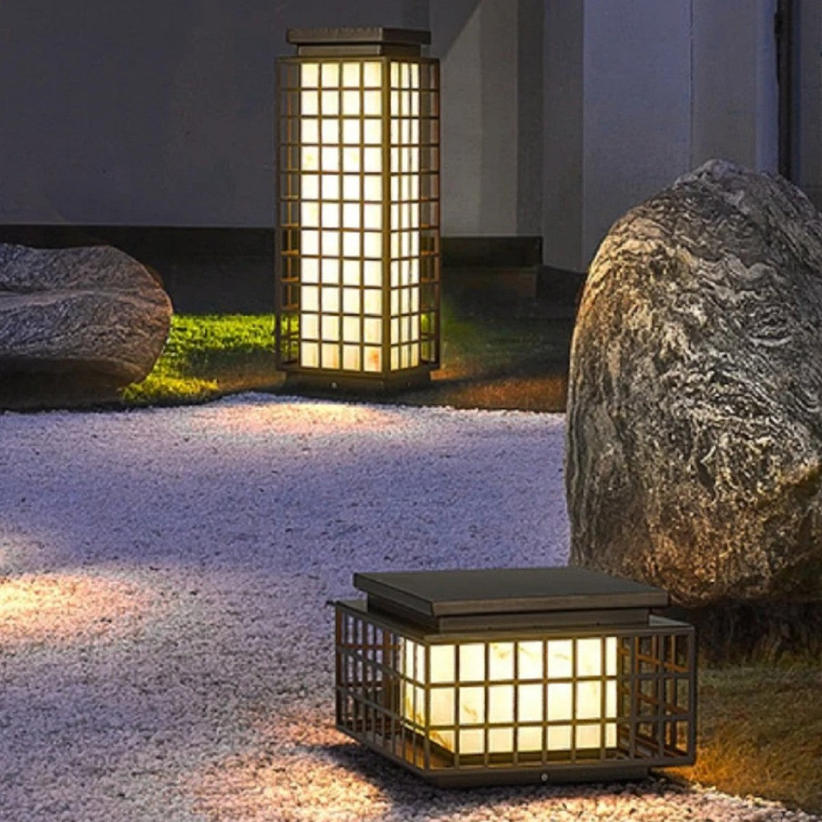 Japanese-Style Outdoor Lantern