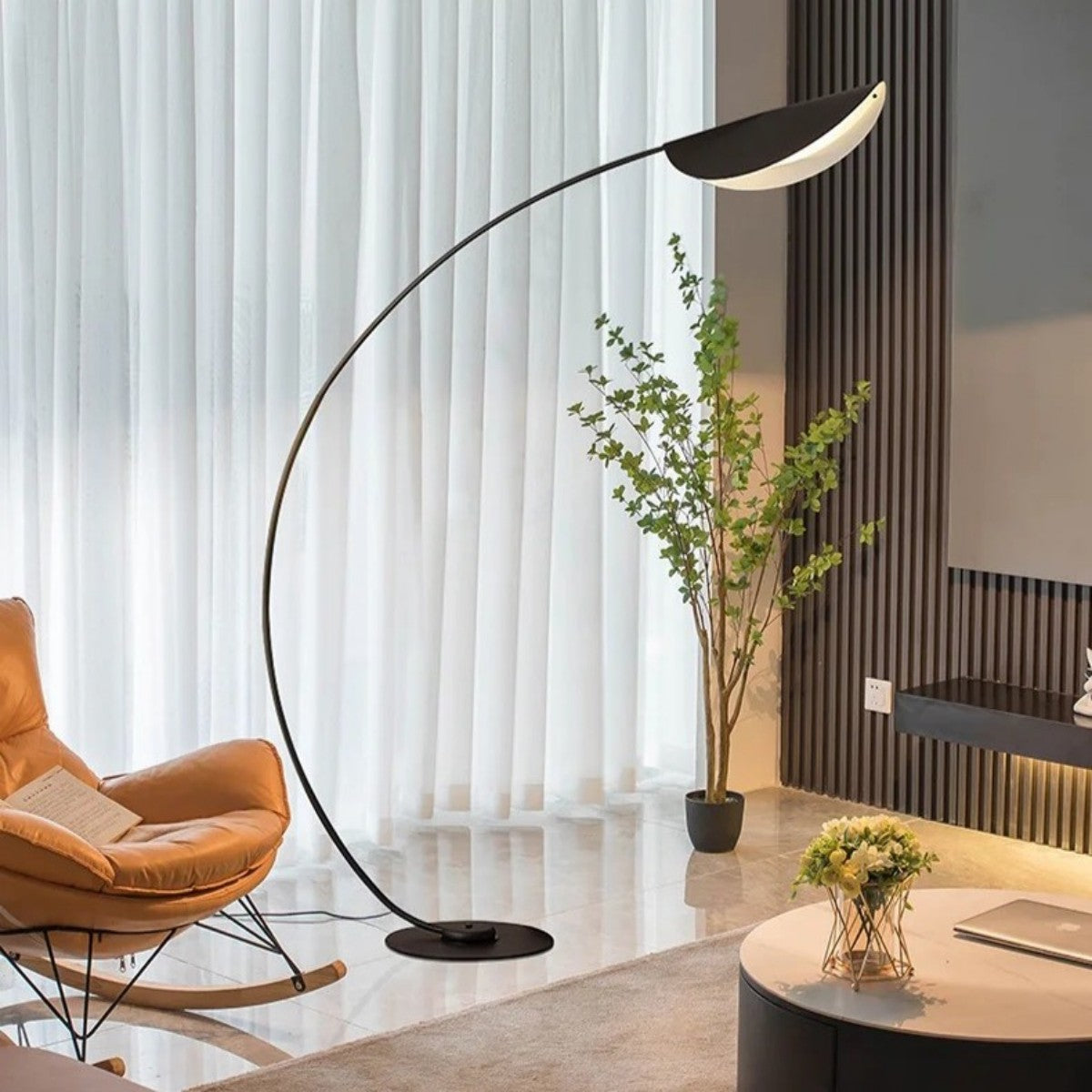 Modern Arc LED Floor Lamp