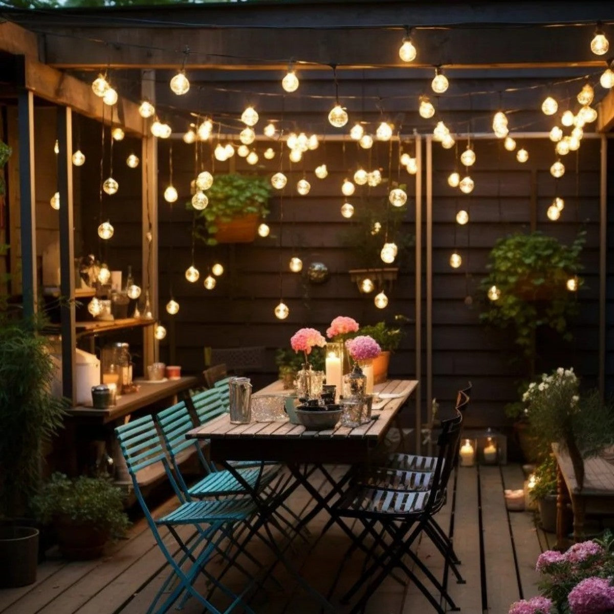 Globe String Patio Lights