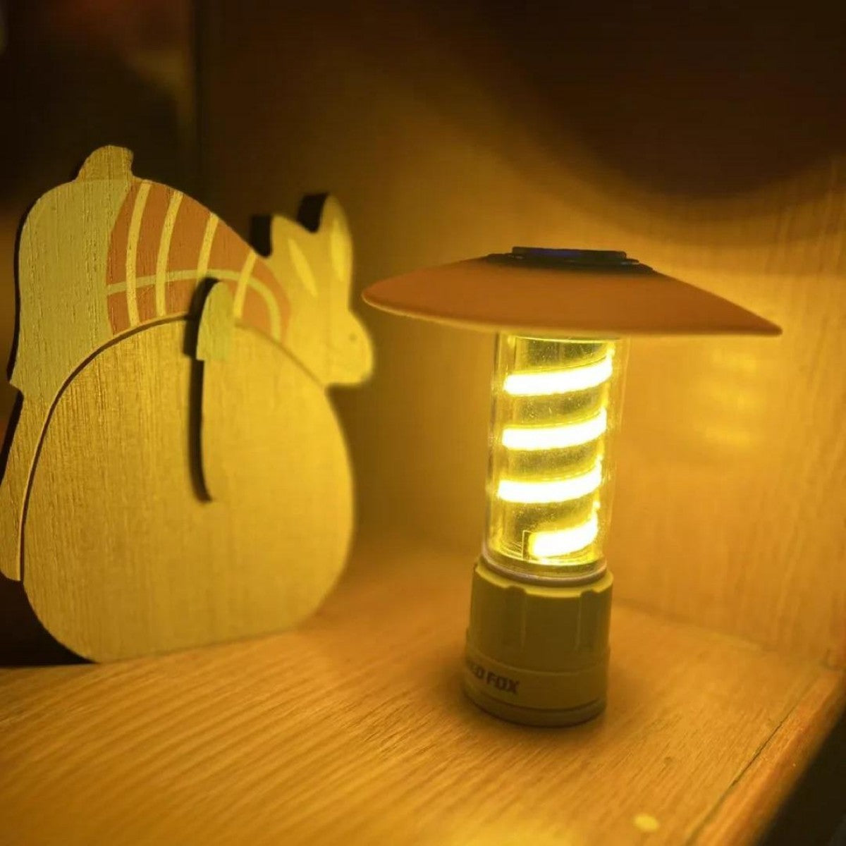 Portable Retro Spiral LED Night Lamp