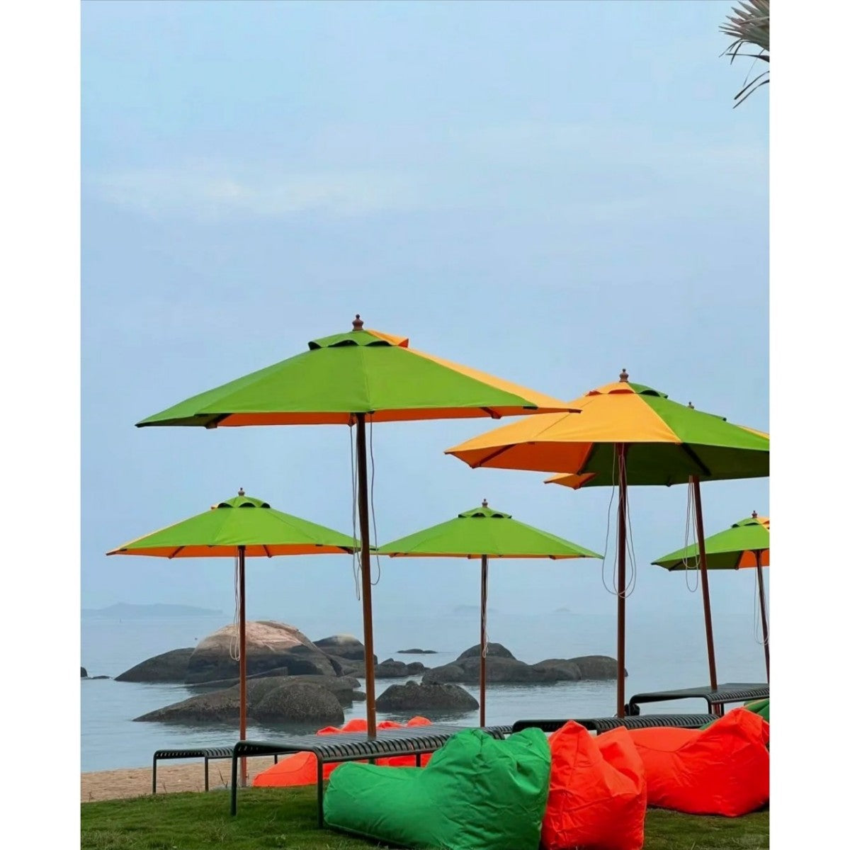 Vibrant Beach Umbrella