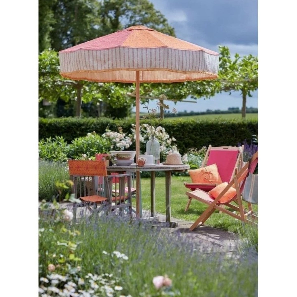 Vintage Boho Garden Patio Umbrella