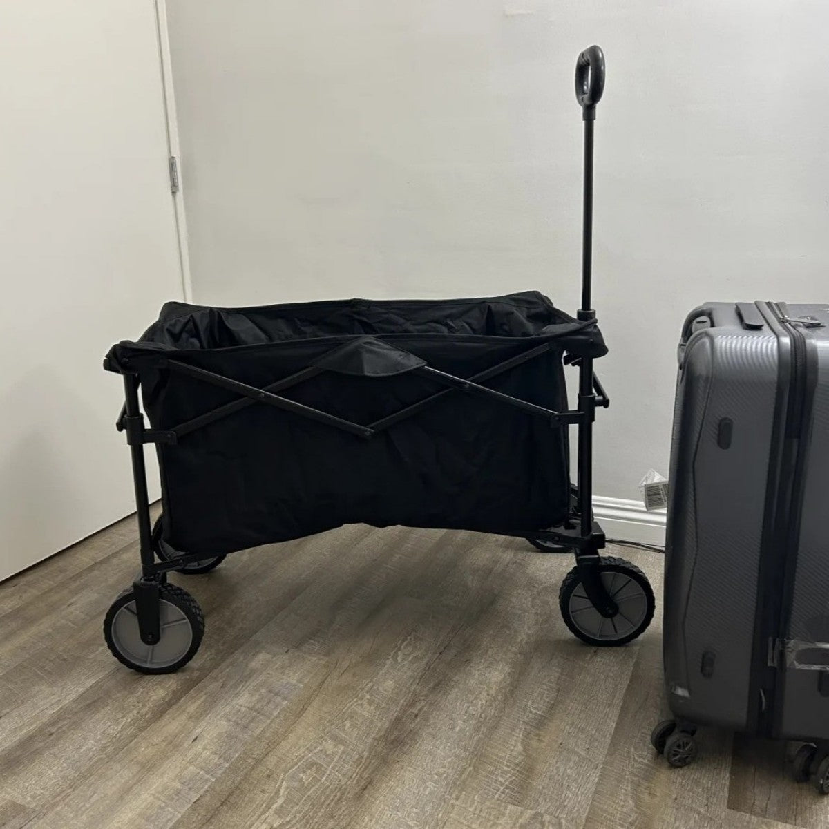 Collapsible Utility Wagon with Heavy-Duty Wheels
