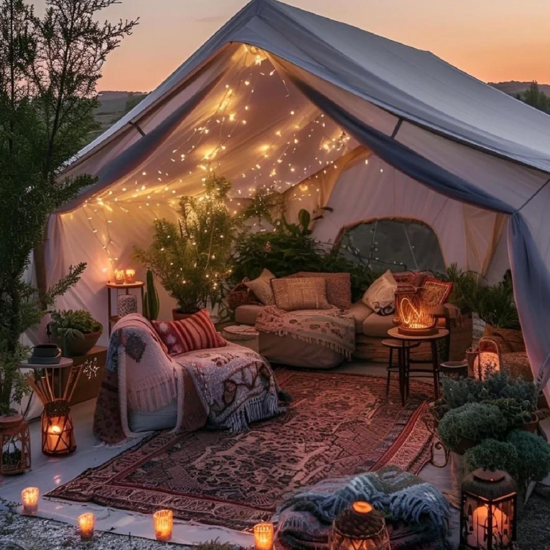 Luxury Boho Glamping Tent