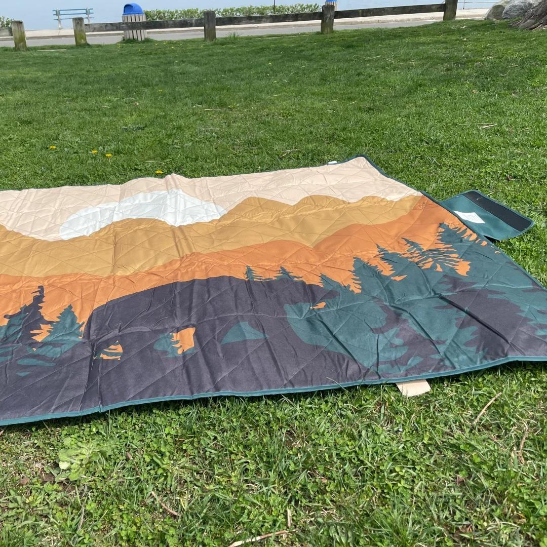 Outdoor Adventure Quilted Blanket