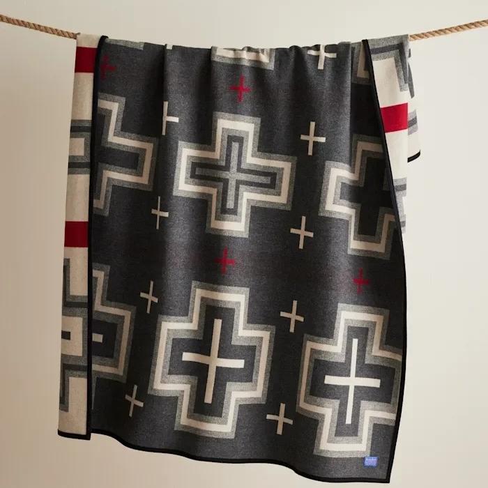 Southwestern Wool Throw Blanket