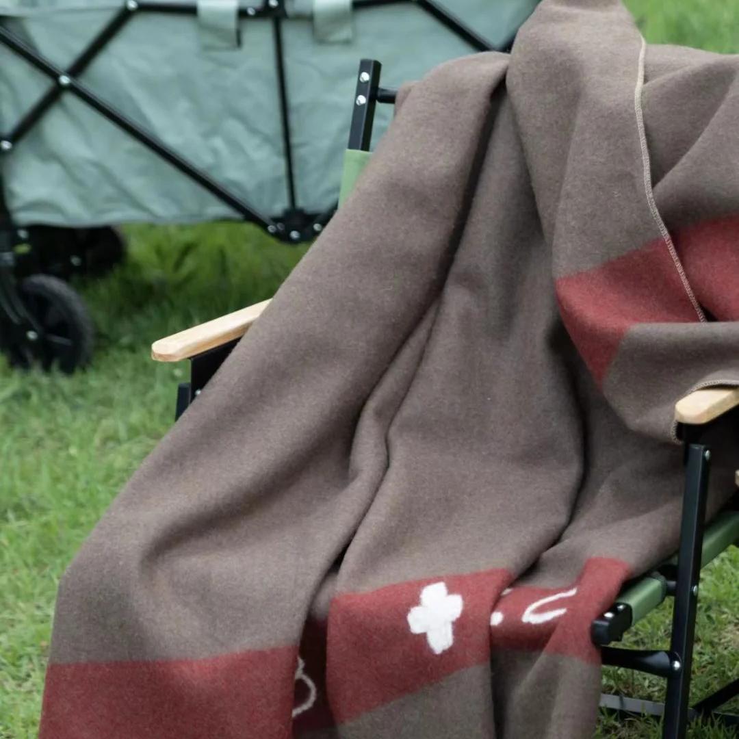 Heavyweight Wool Camping Blanket
