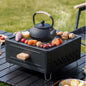 Portable Charcoal Tabletop Grill with Drawer Design