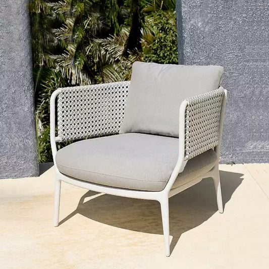 Modern Outdoor Woven Lounge Chair
