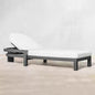 Modern Teak Outdoor Chaise Lounge