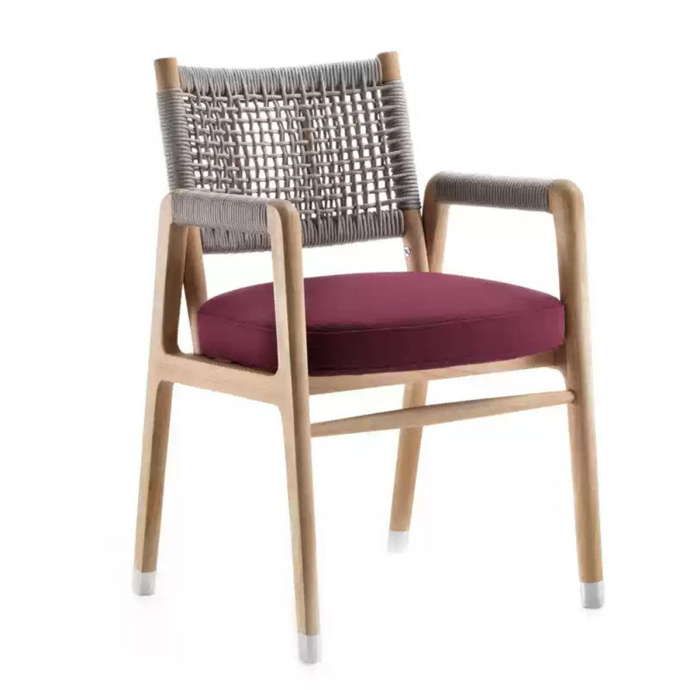 Modern Rope-Woven Dining Chair