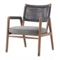 Modern Rope-Woven Dining Chair