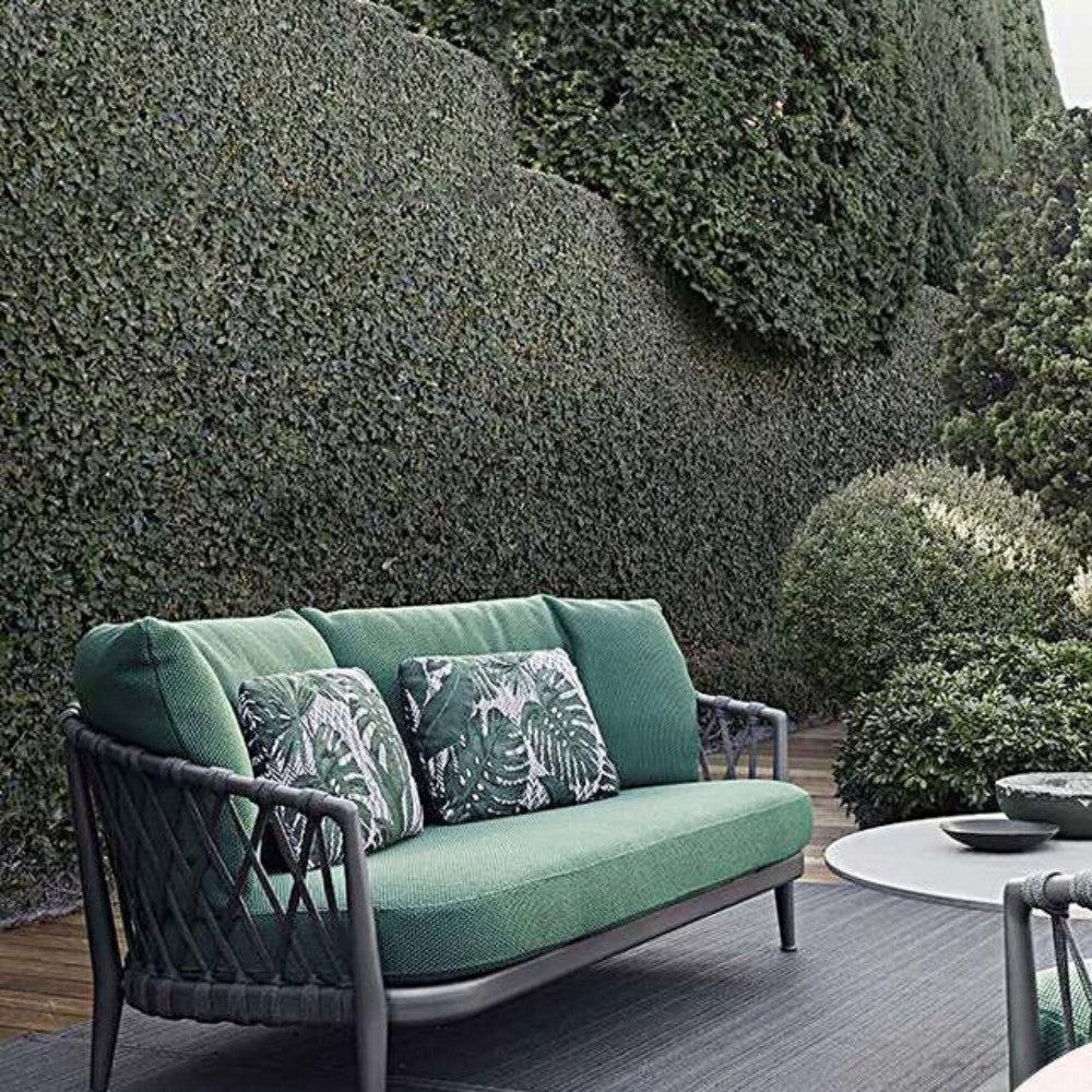 Modern Outdoor Rope-Woven Sofa