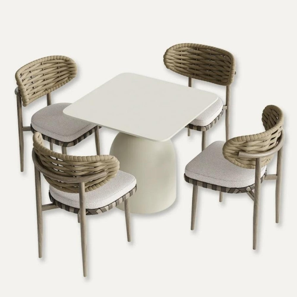 5-Piece Modern Outdoor Dining Set