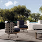Modern Woven Lounge Chairs