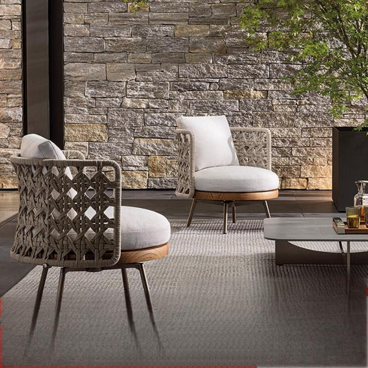Contemporary Woven Accent Chairs