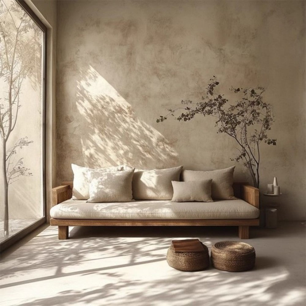 Minimalist Wooden Sofa