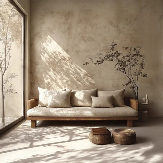 Minimalist Wooden Sofa