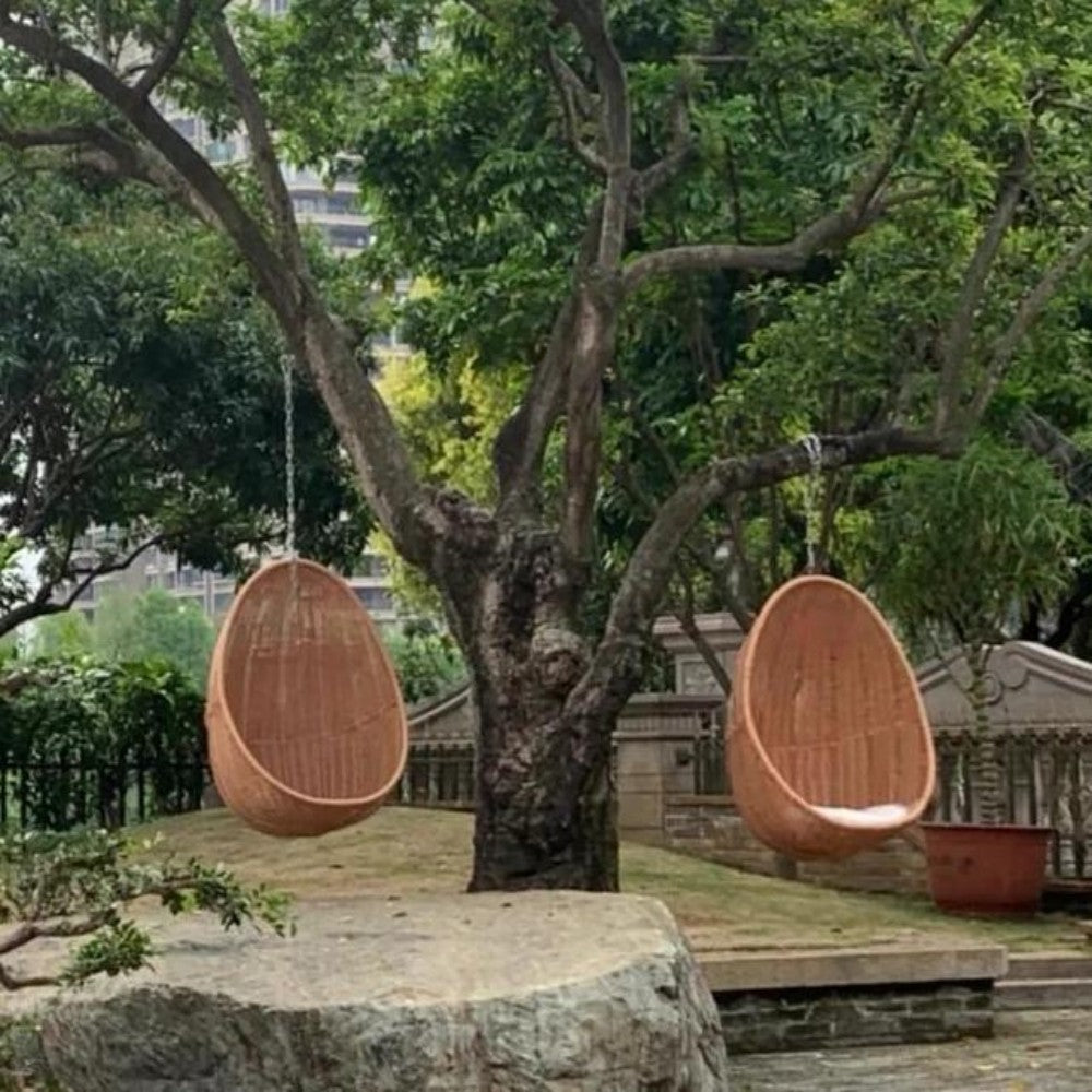 Set of 2 Hanging Egg Chairs