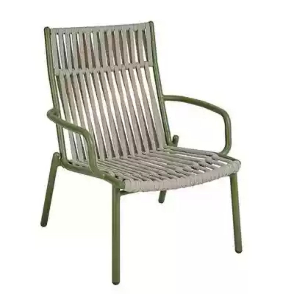 Rope Armchair with Metal Frame