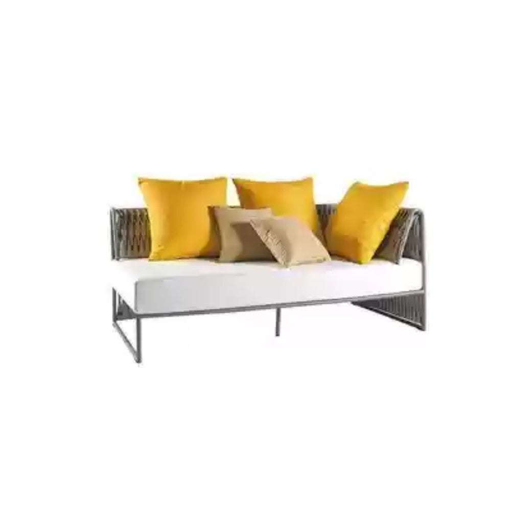 Modern Rope-Woven Outdoor Sofa