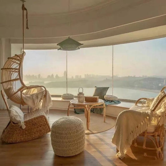 Boho Rattan Lounge Set