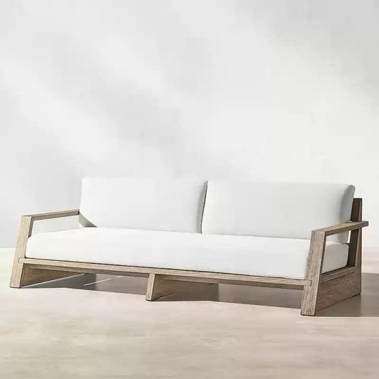 Modern Outdoor Teak Sofa