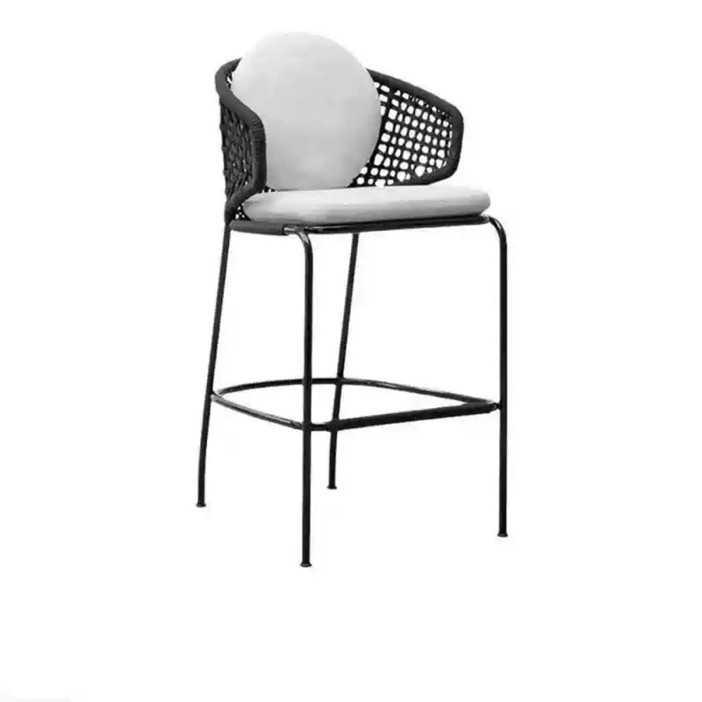 Modern Woven Bar Stool